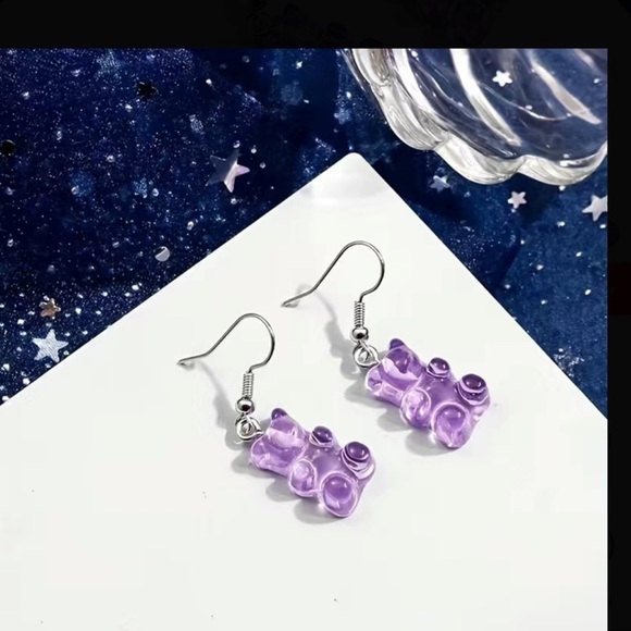New set of 3 Gummy Bear Earrings - Picture 3 of 5